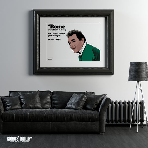 Clough: Rome Quote - A3, A2, A1 or A0 Prints