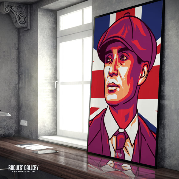 Thomas Shelby of BBC's Peaky Blinders - A3, A2, A1 & A0 True Brit Print