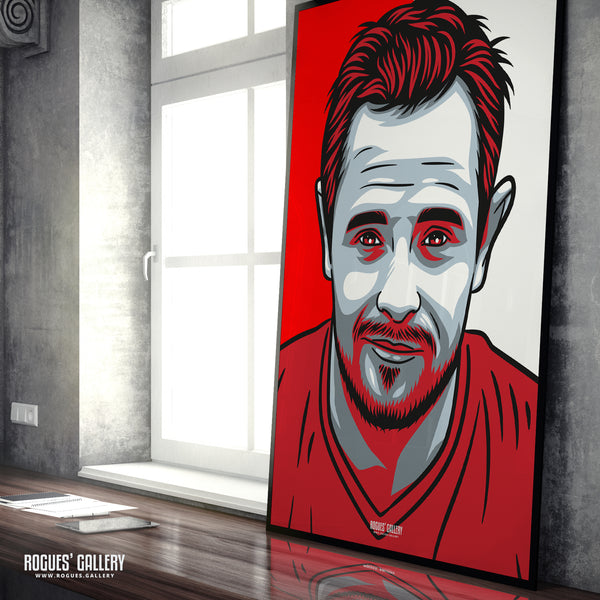 Andy Reid - Nottingham Forest Legend - A0, A1 or A3 Icon Prints