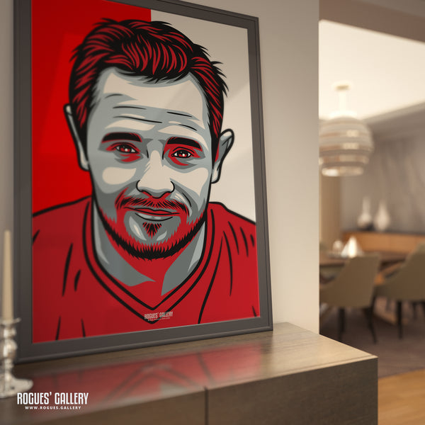 Andy Reid - Nottingham Forest Legend - A0, A1 or A3 Icon Prints