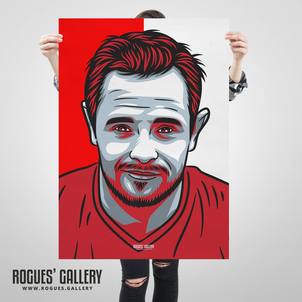 Andy Reid - Nottingham Forest Legend - A0, A1 or A3 Icon Prints