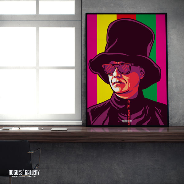 Pet Shop Boys' Chris Lowe - A3, A2, A1 or A0 Icon Print