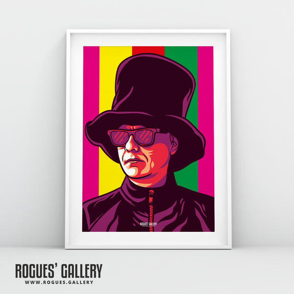 Pet Shop Boys' Chris Lowe - A3, A2, A1 or A0 Icon Print