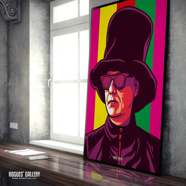 Pet Shop Boys' Chris Lowe - A3, A2, A1 or A0 Icon Print
