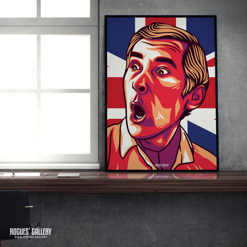 Kenneth Williams late Carry On Film Star - A3, A2, A1 & A0 True Brit Print