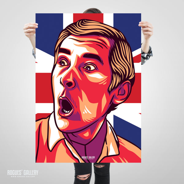 Kenneth Williams late Carry On Film Star - A3, A2, A1 & A0 True Brit Print