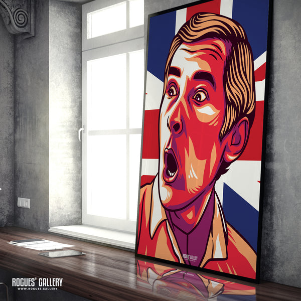 Kenneth Williams late Carry On Film Star - A3, A2, A1 & A0 True Brit Print