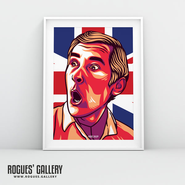 Kenneth Williams late Carry On Film Star - A3, A2, A1 & A0 True Brit Print