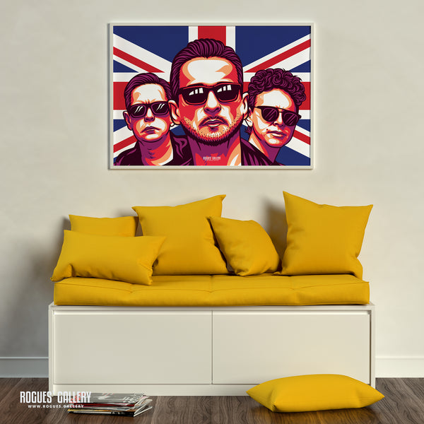Depeche Mode - A3, A2, A1 or A0 True Brit Print