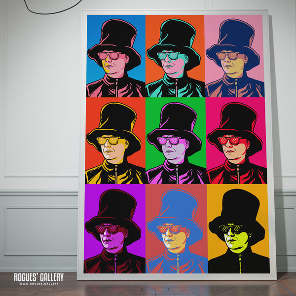 Pop Art Vol 6: Pet Shop Boys' Chris Lowe - A3, A2, A1 or A0 Print in 2 versions