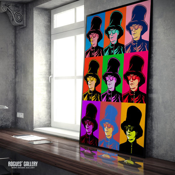 Pop Art Vol 6: Pet Shop Boys' Chris Lowe - A3, A2, A1 or A0 Print in 2 versions
