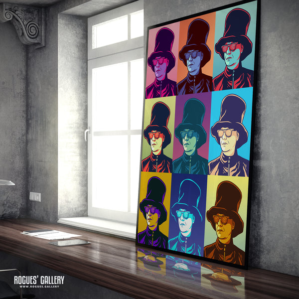Pop Art Vol 6: Pet Shop Boys' Chris Lowe - A3, A2, A1 or A0 Print in 2 versions