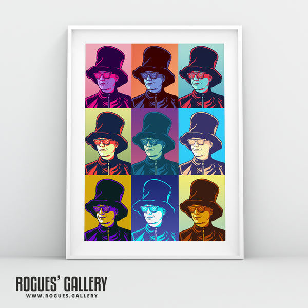Pop Art Vol 6: Pet Shop Boys' Chris Lowe - A3, A2, A1 or A0 Print in 2 versions