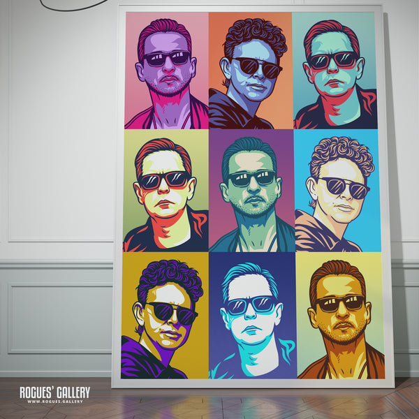 Pop Art Vol 7: Dave, Martin & Fletch aka Depeche Mode - A3, A2, A1 or A0 Print