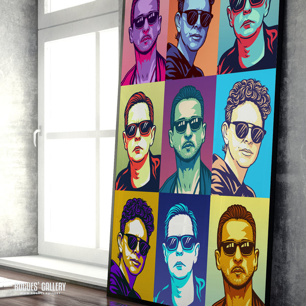 Pop Art Vol 7: Dave, Martin & Fletch aka Depeche Mode - A3, A2, A1 or A0 Print