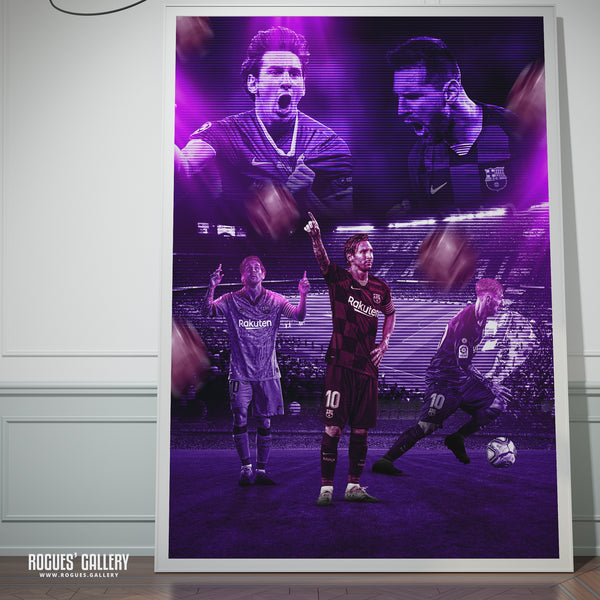 Messi: Times Five - A0, A1 or A3 Print