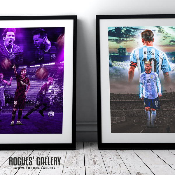 Messi: Times Five - A0, A1 or A3 Print