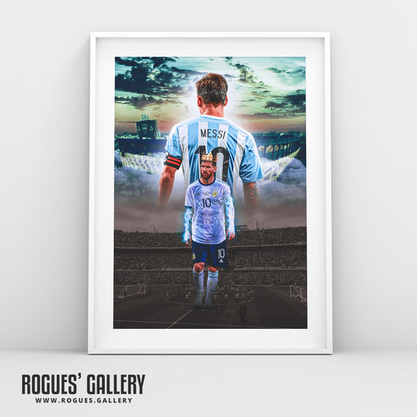 King Messi - A0, A1, A2 or A3 Print