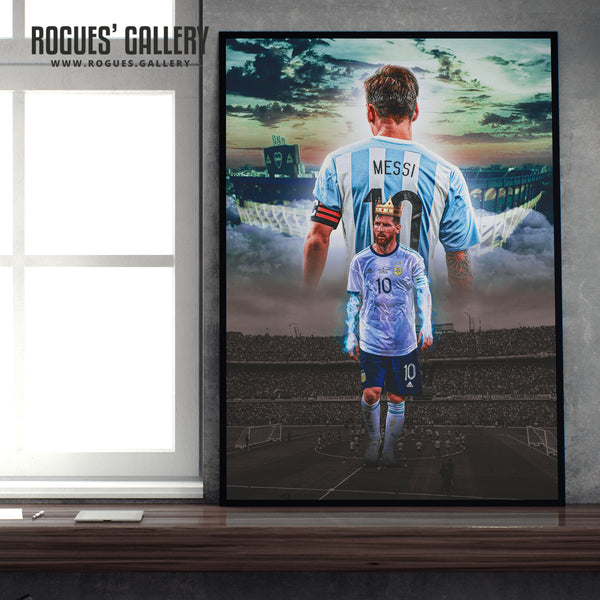 King Messi - A0, A1, A2 or A3 Print