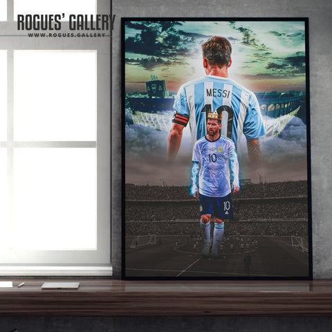 King Messi - A0, A1, A2 or A3 Print