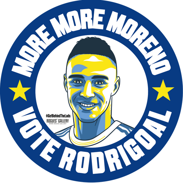 Leeds United #GetBehindTheLads Football Campaign Stickers