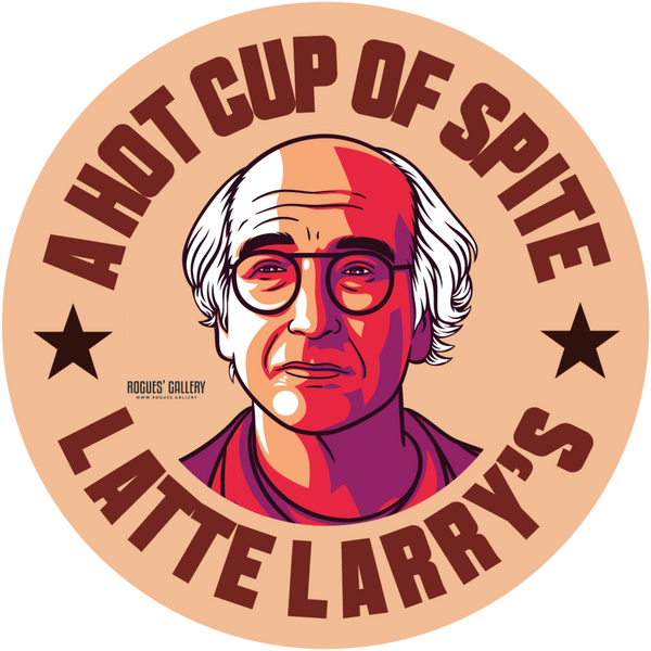 Latte Larry #GetBehindTheLads Curb-themed Coffee Mats