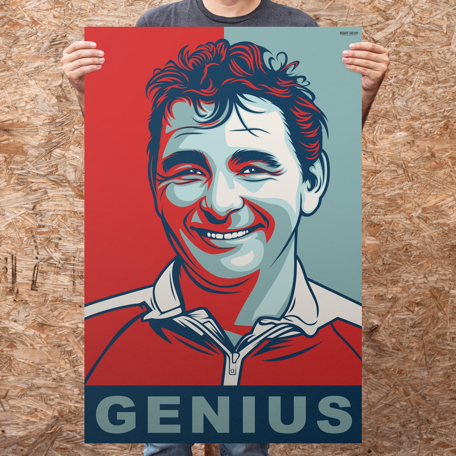 Brian Clough: Genius - A3 Print