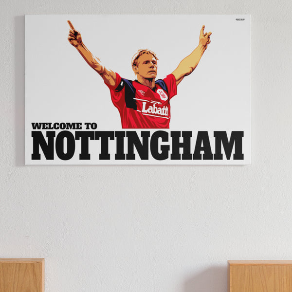 Psycho - Welcome To Nottingham - A3 or A2 Print