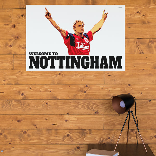 Psycho - Welcome To Nottingham - A3 or A2 Print