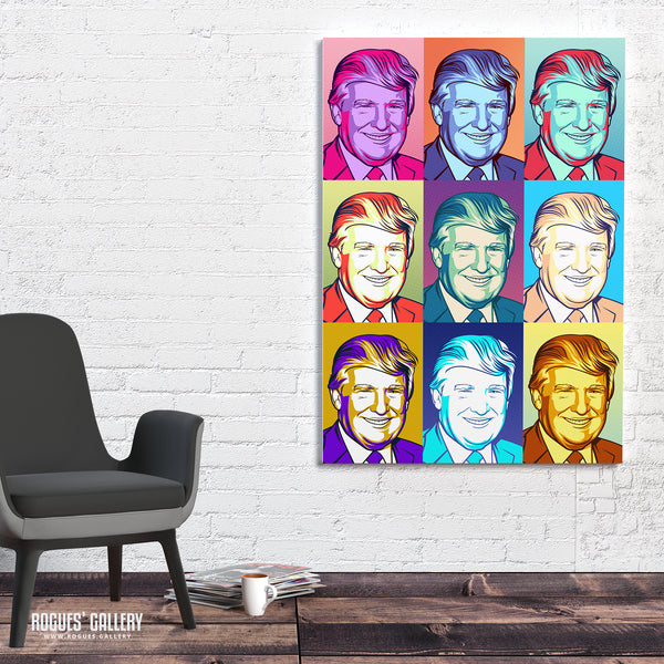 Stable Genius Pop Art - Donald Trump - Politics Series A3, A2, A1 or A0 Print