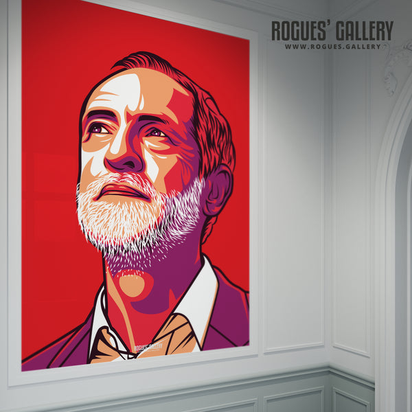 Comrade - Jeremy Corbyn - Politics Series A3, A2, A1 or A0 Print