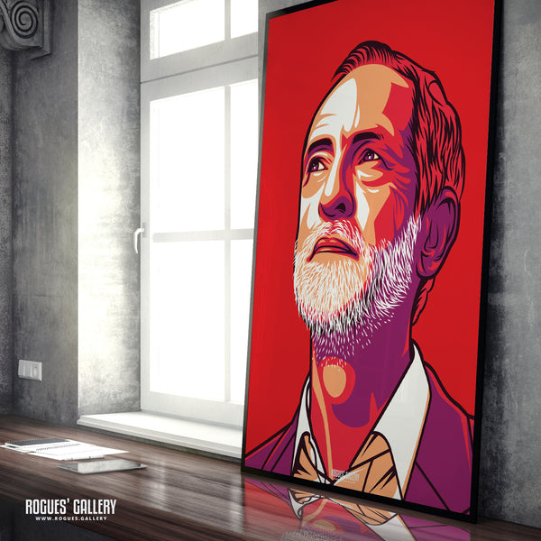 Comrade - Jeremy Corbyn - Politics Series A3, A2, A1 or A0 Print