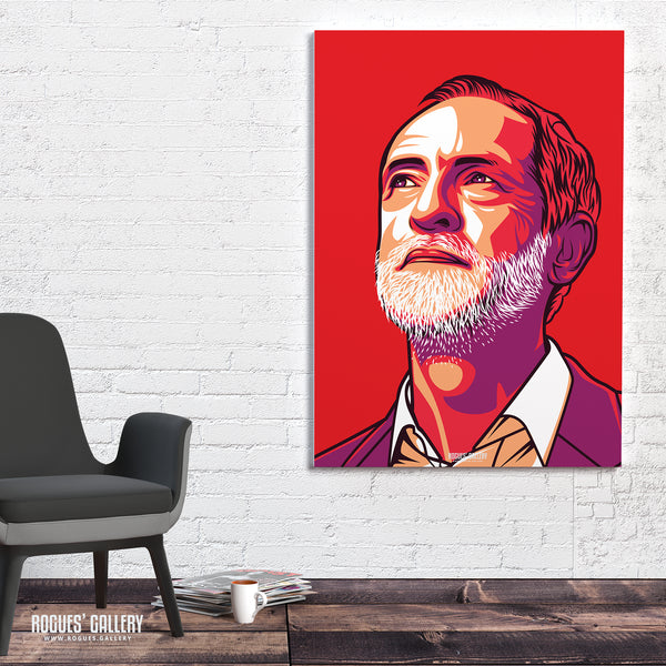 Comrade - Jeremy Corbyn - Politics Series A3, A2, A1 or A0 Print