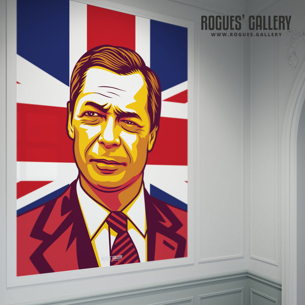 Catalyst - Nigel Farage - Politics Series A3, A2, A1 or A0 Print