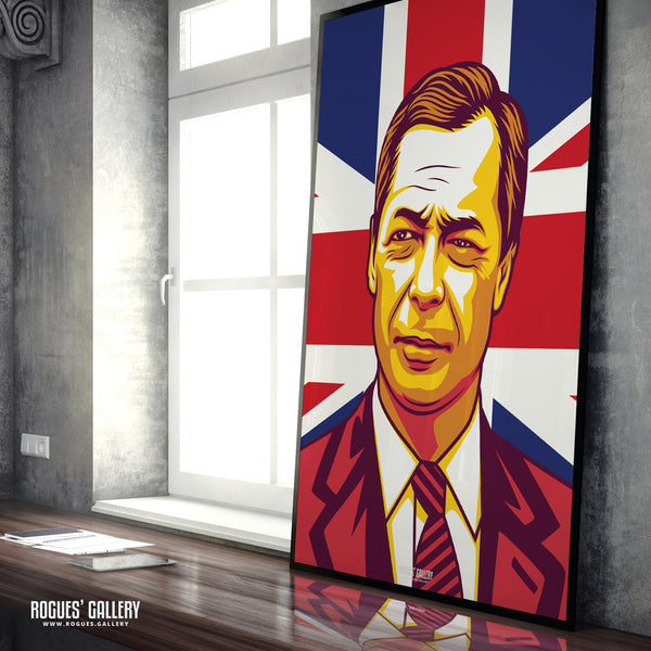 Catalyst - Nigel Farage - Politics Series A3, A2, A1 or A0 Print