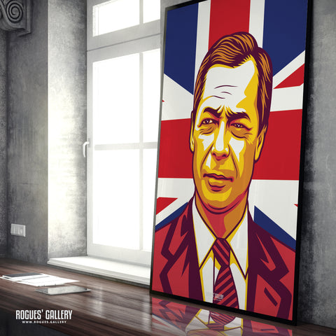 Catalyst - Nigel Farage - Politics Series A3, A2, A1 or A0 Print