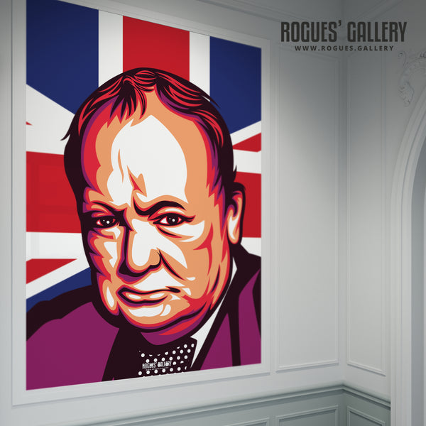 Winnie - Winston Chruchill - Politics Series A2, A1 or A0 Print