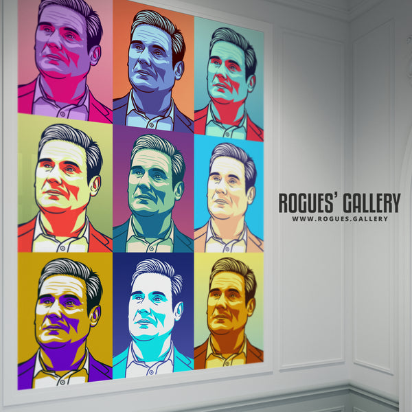 A New Hope Pop Art - Sir Keir Starmer - Politics Series A3, A2, A1 or A0 Print