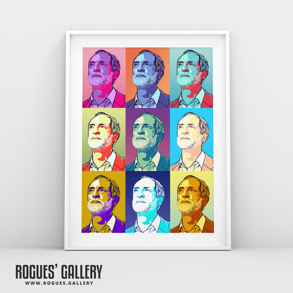 Comrade - Jeremy Corbyn - Politics Series A3, A2, A1 or A0 Pop Art Print