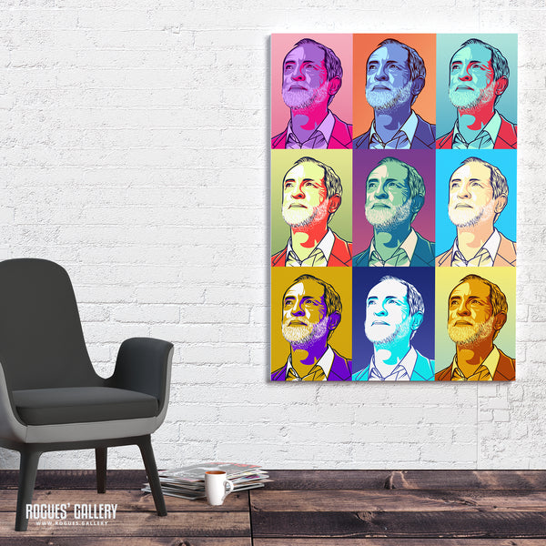Comrade - Jeremy Corbyn - Politics Series A3, A2, A1 or A0 Pop Art Print