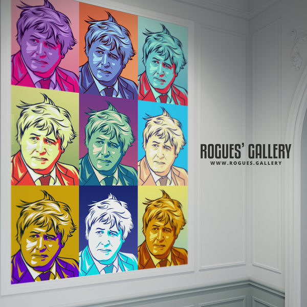 BoJo Pop Art - Boris Johnson - Politics Series Print - A3, A2, A1 & A0 Sizes