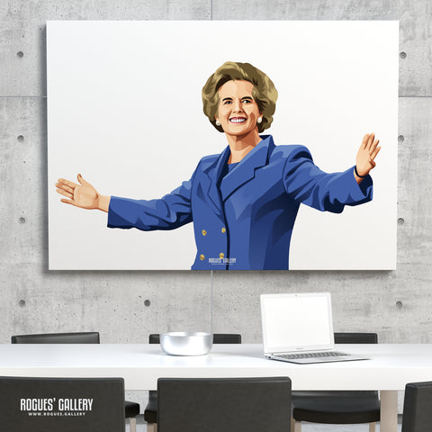 Margaret Thatcher - Blue Power - A3, A2, A1 & A0 Sizes