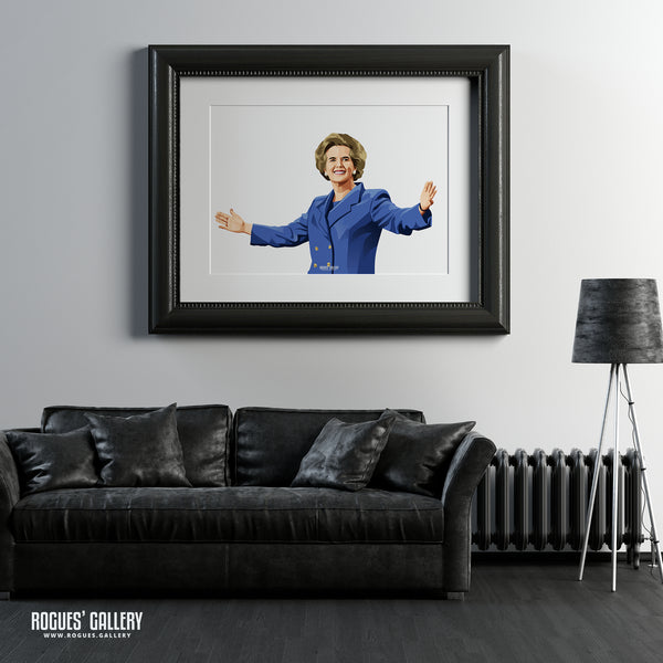 Margaret Thatcher - Blue Power - A3, A2, A1 & A0 Sizes