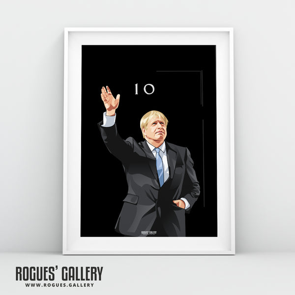 Number 10 - Boris Johnson - Politics Series Print - A3, A2, A1 & A0 Sizes