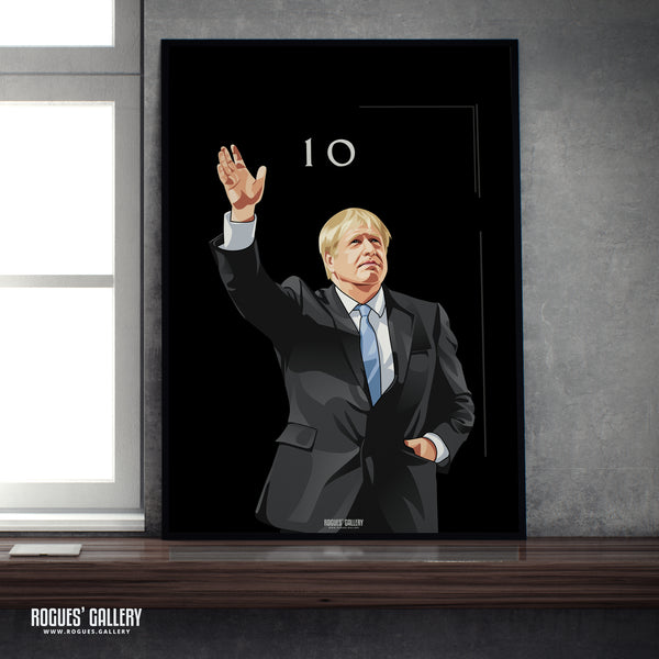 Number 10 - Boris Johnson - Politics Series Print - A3, A2, A1 & A0 Sizes