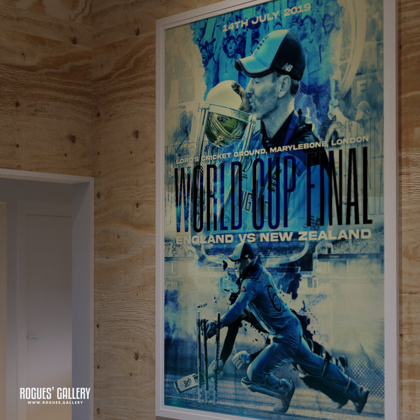 Cricket World Cup Final: Jos Buttler Edit - England CWC2019 Winners - A3/A2/A1/A0 Prints