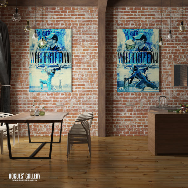 Cricket World Cup Final: Jos Buttler Edit - England CWC2019 Winners - A3/A2/A1/A0 Prints