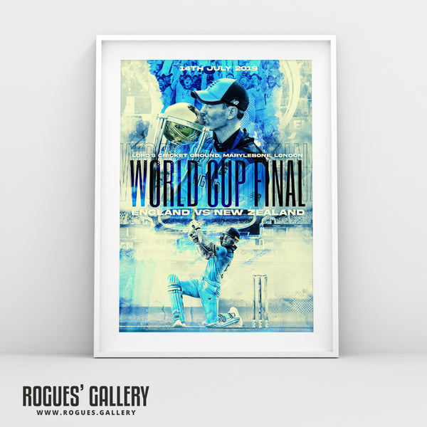 Cricket World Cup Final: Ben Stokes Edit - England CWC2019 Winners - A3/A2/A1/A0 Prints