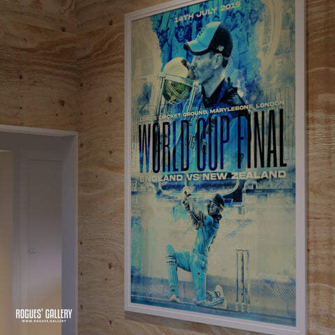 Cricket World Cup Final: Ben Stokes Edit - England CWC2019 Winners - A3/A2/A1/A0 Prints