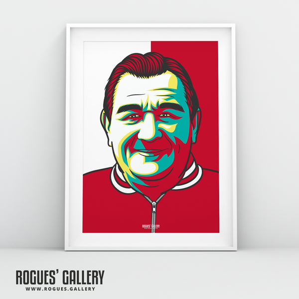 Bob Paisley: The Humble Genius - The Legendary Liverpool FC Manager - A3 Icon Print
